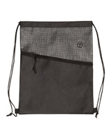 Tonal Heathered Non-Woven Drawstring Backpack