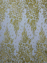 Big Glitter Damask Design On A Mesh Lace Fabric - Glitter Damask Pattern, 58" Wide (1 Yard)