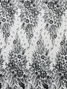 Big Glitter Damask Design On A Mesh Lace Fabric - Glitter Damask Pattern, 58" Wide (1 Yard)