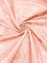 Big Rose Jacquard Satin Fabric - Floral Brocade Jacquard, 58" Width (1 Yard)