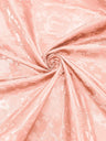 Big Rose Jacquard Satin Fabric - Floral Brocade Jacquard, 58" Width (1 Yard)