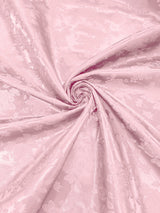 Big Rose Jacquard Satin Fabric - Floral Brocade Jacquard, 58" Width (1 Yard)