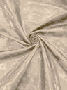 Big Rose Jacquard Satin Fabric - Floral Brocade Jacquard, 58" Width (1 Yard)