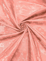 Big Rose Jacquard Satin Fabric - Floral Brocade Jacquard, 58" Width (1 Yard)