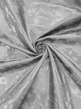 Big Rose Jacquard Satin Fabric - Floral Brocade Jacquard, 58" Width (1 Yard)