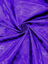 Big Rose Jacquard Satin Fabric - Floral Brocade Jacquard, 58" Width (1 Yard)