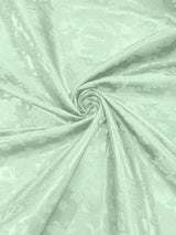 Big Rose Jacquard Satin Fabric - Floral Brocade Jacquard, 58" Width (1 Yard)