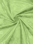 Big Rose Jacquard Satin Fabric - Floral Brocade Jacquard, 58" Width (1 Yard)