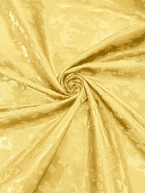 Big Rose Jacquard Satin Fabric - Floral Brocade Jacquard, 58" Width (1 Yard)