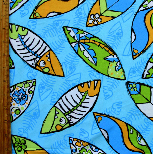 Microfiber Boardshort Fabric Big Kahuna Print