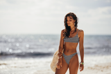 Swim Knit Poly Spandex Urban Warrior Abstract Print