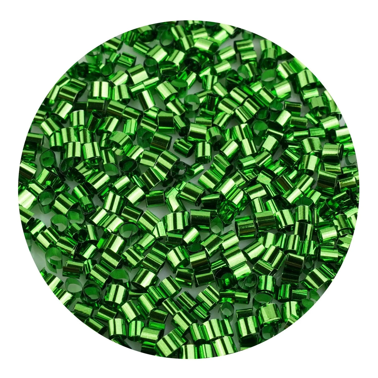 Bingsu Beads - Metallic Green (3.25 oz Bag)