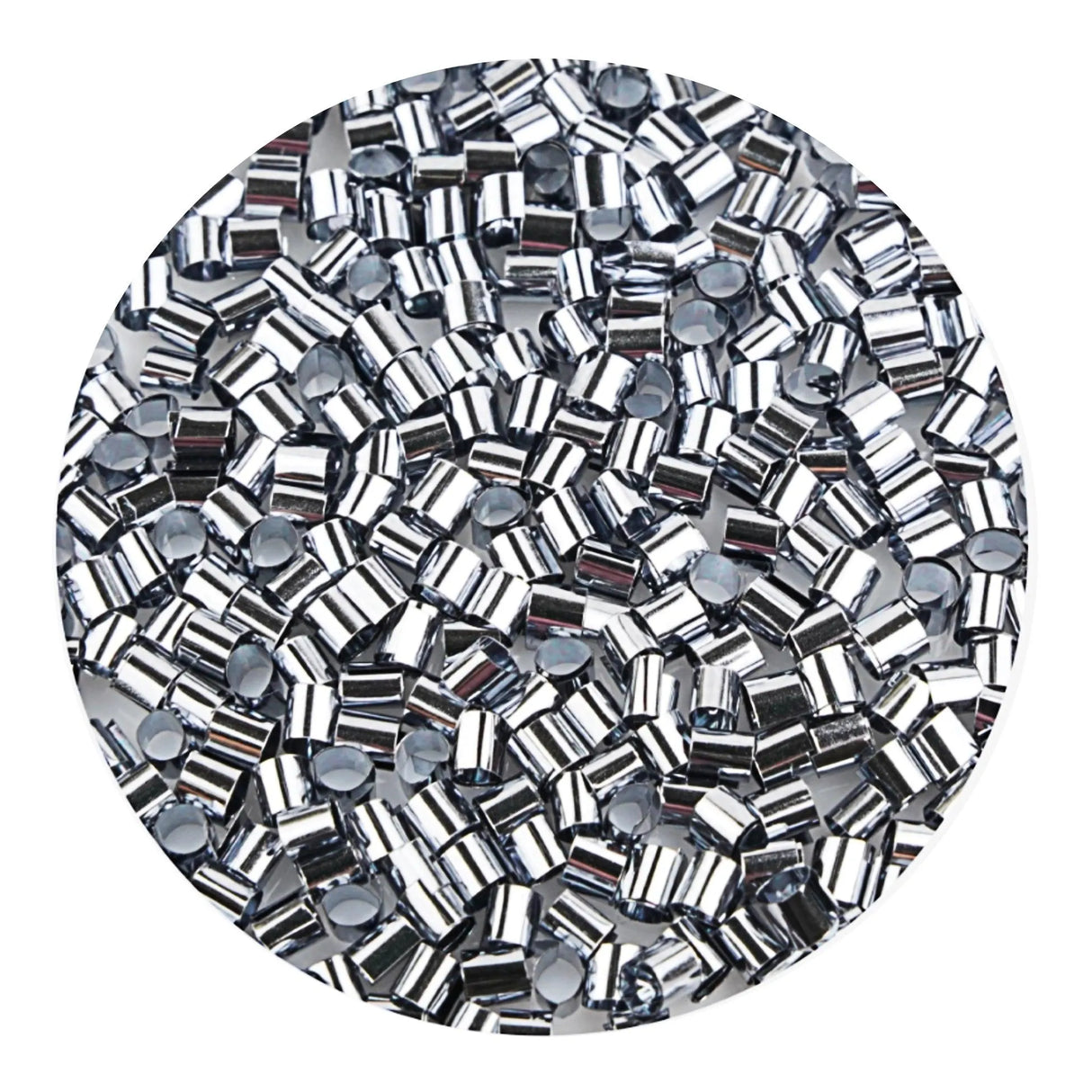 Bingsu Beads - Metallic Silver (3.25 oz Bag)