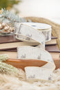 1.5" x 10 Yard Glitter Birch Bark On Cotton Ribbon