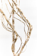 34" Frosted Beaded Twig Spray