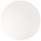 12" Round White Foil Cake Board Drum