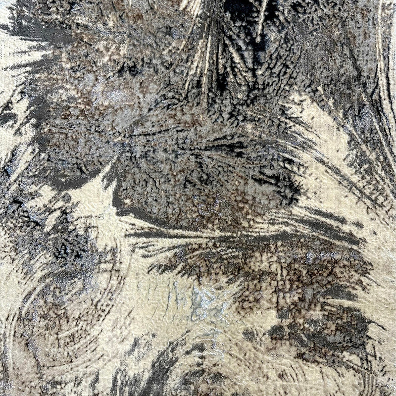 BIV 606 Polyester Viscose Blend Fabric - Color-Changing Flat Weave, Area Rug, 5' 2" X 7' 5" (1 Unit)