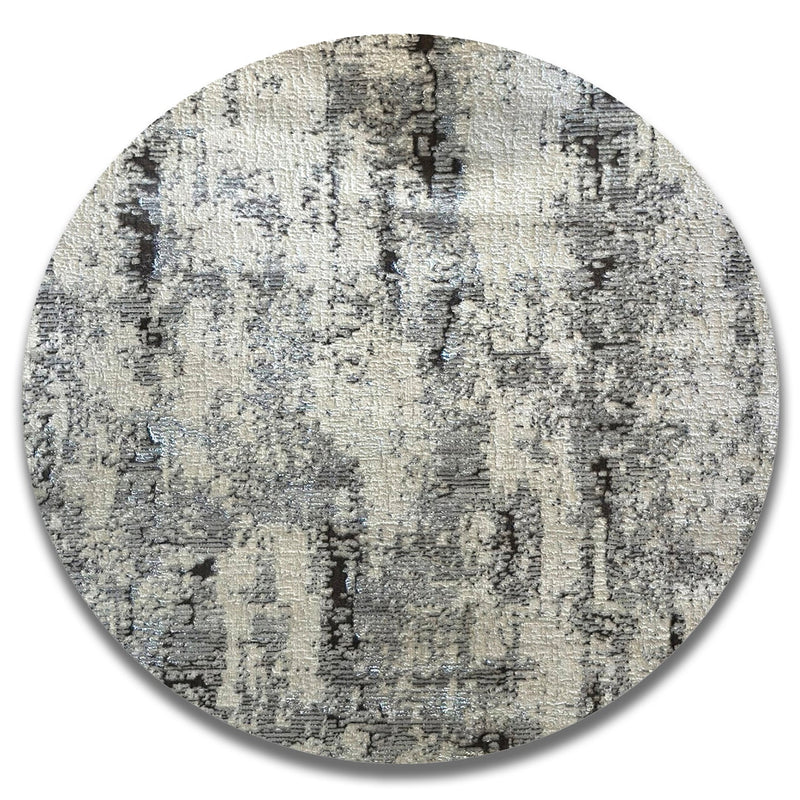 BIV 607 Area Rug Fabric - Polyester Viscose Blend, Round, 8' X 8' (1 Piece)
