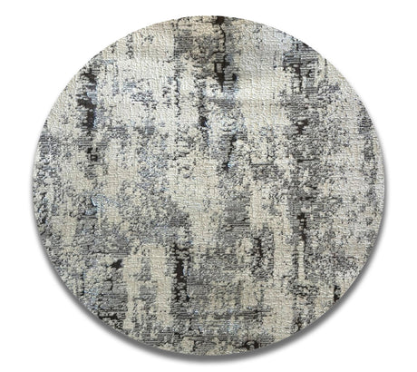 BIV 607 Area Rug Fabric - Polyester Viscose Blend, Round, 8' X 8' (1 Piece)