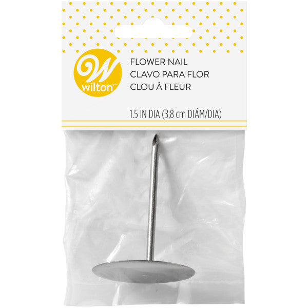 Wilton Stainless Steel Flower Nail – 1.25 Inch No. 7
