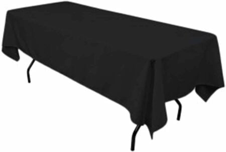 Polyester Rectangular Tablecloth 60x144 Inch – Durable Reusable Table Linen for Weddings, Parties, Banquets & Events