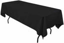 Mantel rectangular de poliéster 60x144 pulgadas – mantel duradero y reutilizable para bodas, fiestas, banquetes y eventos  