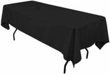 Polyester Rectangular Tablecloth 60x144 Inch – Durable Reusable Table Linen for Weddings, Parties, Banquets & Events