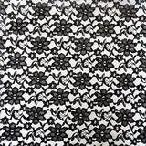 Raschel Lace Polyester Fabric - French Floral, 60" Width
