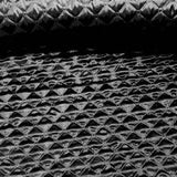 Polyester Quilted Padded Fabric - Quilted Padded Design, Black, Gold, Pink, Red, White, Yellow, 58-60" Width (1 Yard)