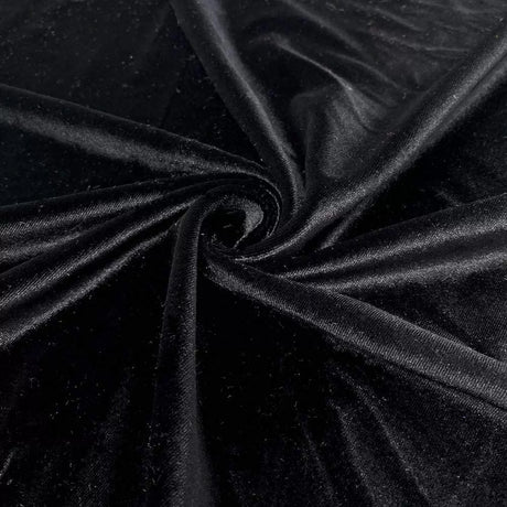 Stretch Velvet Polyester Spandex Velvet Fabric - 58/60" Width,
