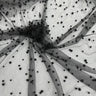 Pearl Tulle Polyester Fabric - Soft Mesh With Scattered Pearls, 58" Width