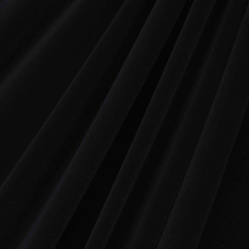 1 Yard Solid Stretch Velvet Fabric Silky Soft 4 Way Stretch for Apparel 58/60 Inch Width