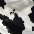 Cow Velboa Faux Fur Fabric - Brown Cow Print, 58"/60" Width (1 Yard)
