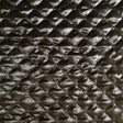 Quilted Fabric Polyester Fabric - Black/White Diamond Shape, 60" Width