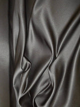 Dark Grey Duchesse Satin