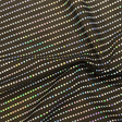 Iridescent Mesh Stretch Fabric Black