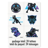 Black Panther Temporary Tattoos