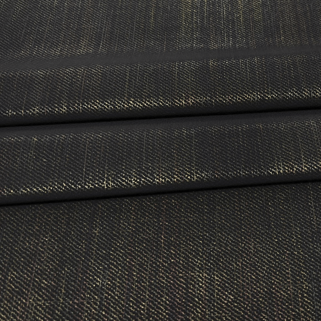 Denim Dream Rainbow Foiled Spandex Nylon Spandex Fabric - Black/Rainbow, Burgundy/Rainbow, Admiral Blue/Rainbow, 55/56" Width (1 Yard)