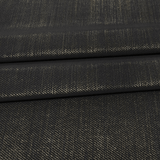 Foiled Spandex Denim Look Rainbow Fabric