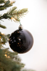 Black Assorted 8cm Shatterproof - Set of 6