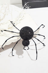 16" Black Frizzy Spider