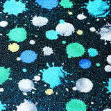 Foxy Lady Dots Nylon Spandex Fabric - Multiple Colors, Paint Splatter Dots, 58/60" Width (1 Yard)