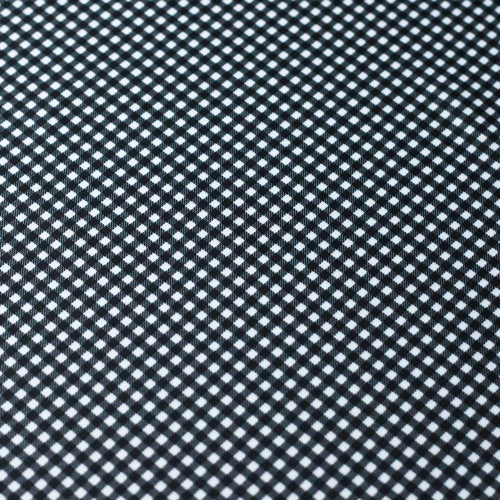 Gingham Check Poly Spandex Fabric - Micro Plaid, Assorted Colors, 58/60" Width (1 Yard)