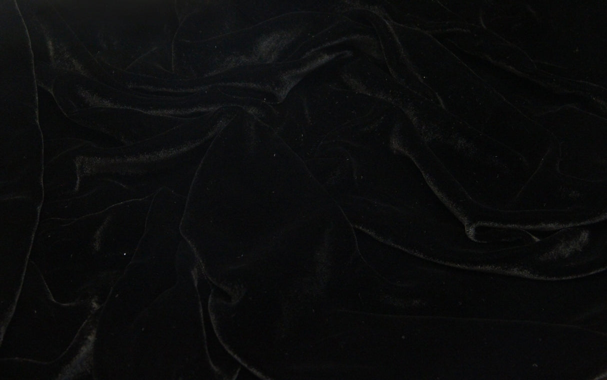 Premium Silk Rayon Velvet Fabric - Azalea, 45" Width (1 Yard)