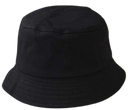 Bucket Hats Cotton Fabric - Black, Head Size 56-58CM (1 Piece)