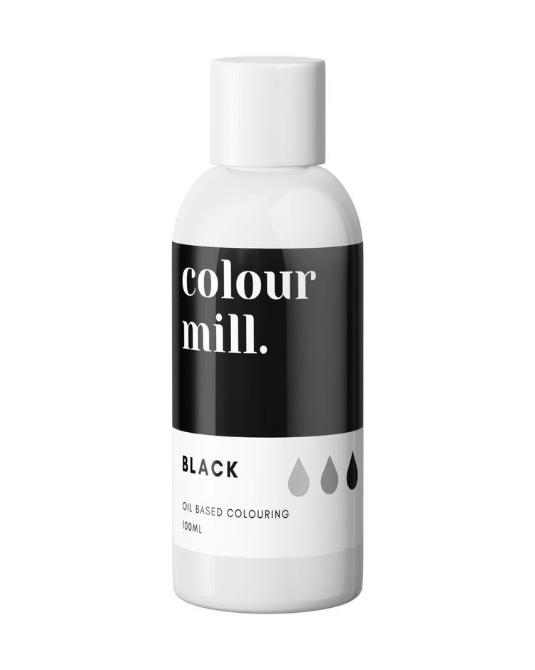 Oil Based Colouring – Black, 100ml