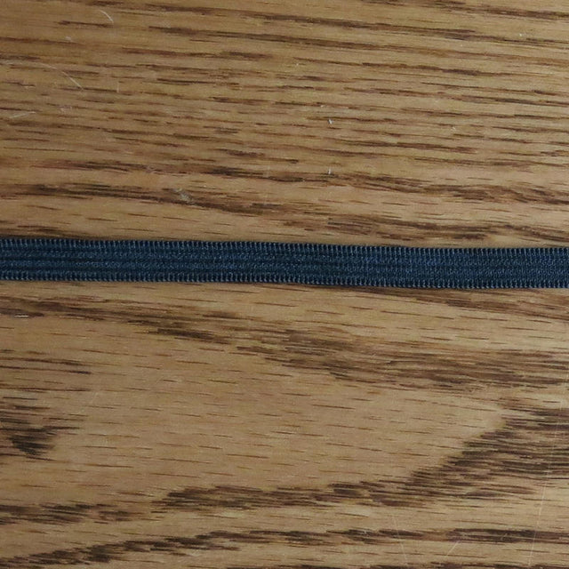 Black 1/4" Swimsuit Elastic