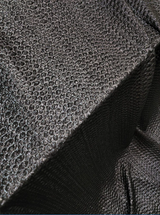 Black Brocade Jacquard Fabric