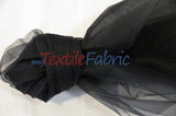 Bridal Tulle Illusion Nylon Tulle Fabric - Sheer Soft Bridal Veil, 108" Width (50 Yard Bolt)