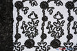 Luxury Organza Embroidery Polyester Fabric - Sheer Ribbon Embroidery, 54" Width, Multiple Colors (1 Yard)